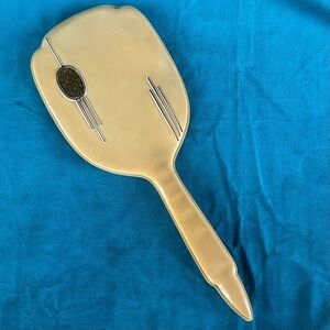 Vintage Cream Hand Mirror